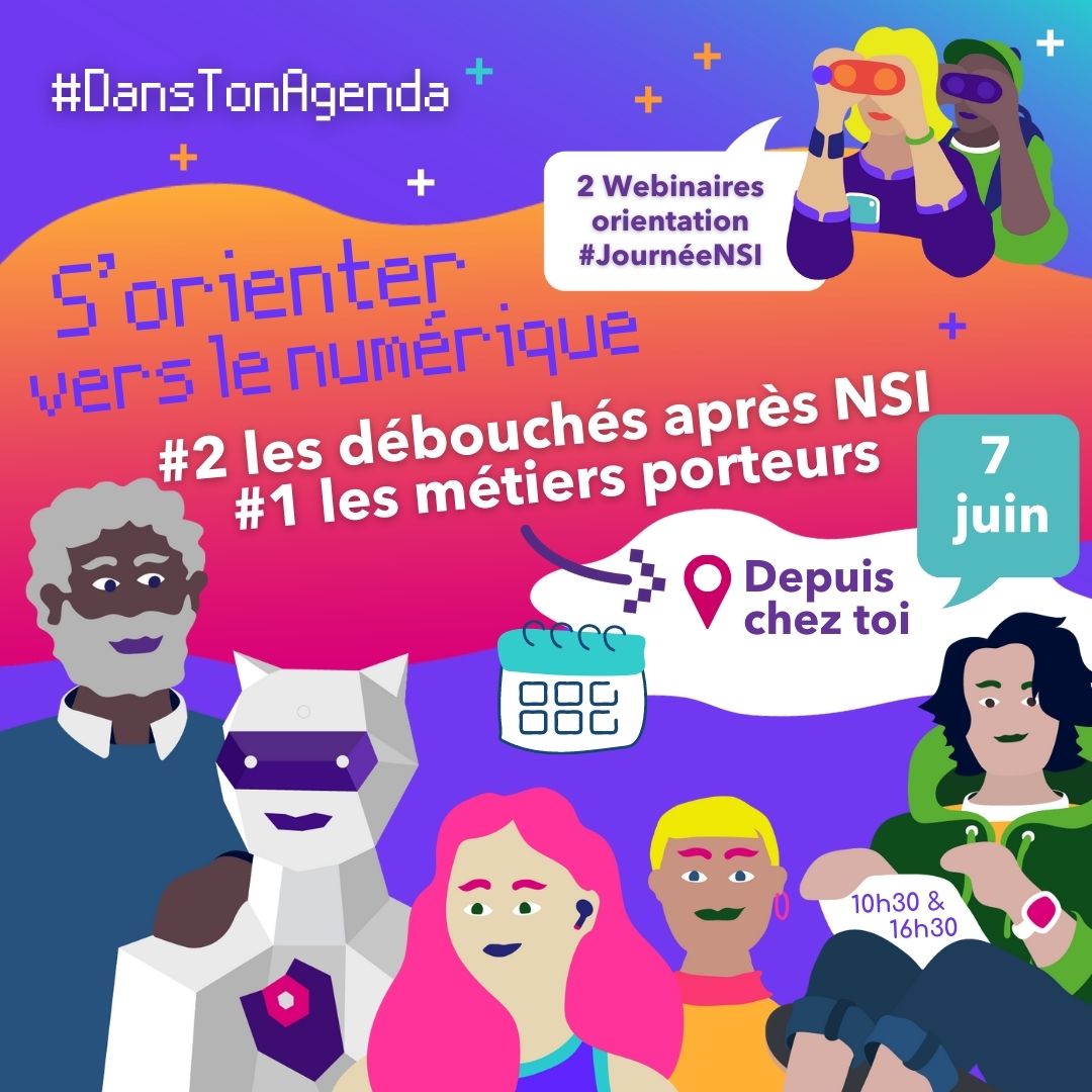 Webinaire : Diversité et opportunités du numérique et de ses métiers