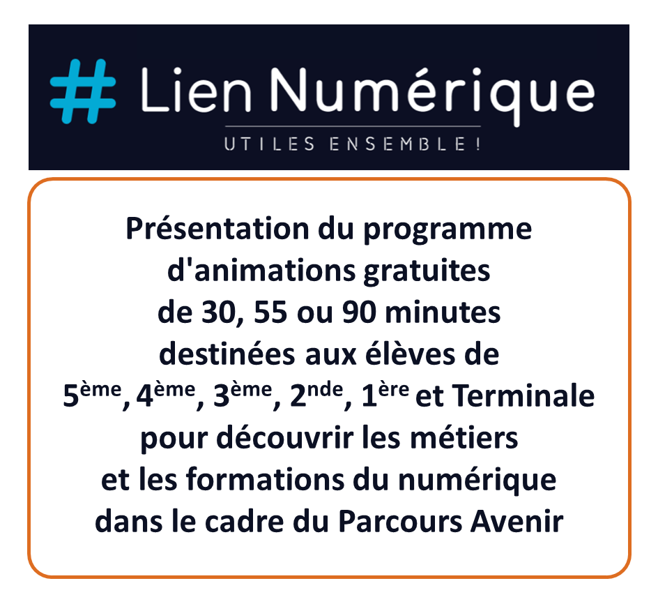 image event Webinaire : Découvrez le programme d’animations gratuites #Lien Numérique