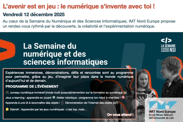 image event L’avenir est en jeu : le numérique s’invente avec toi !