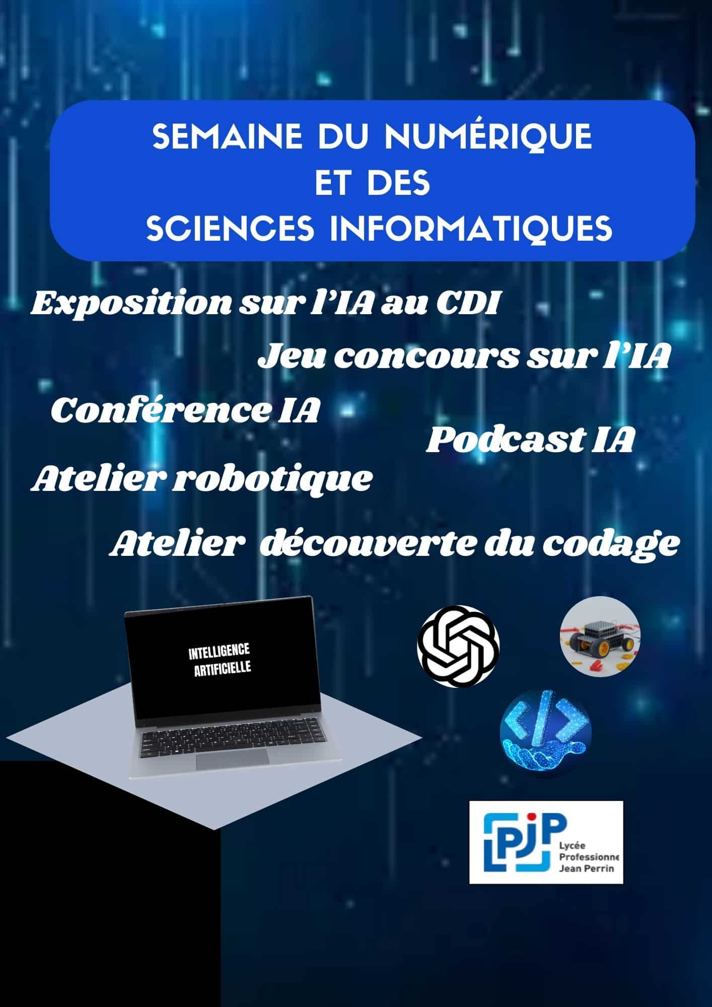 Semaine NSI au lycée professionnel Jean Perrin