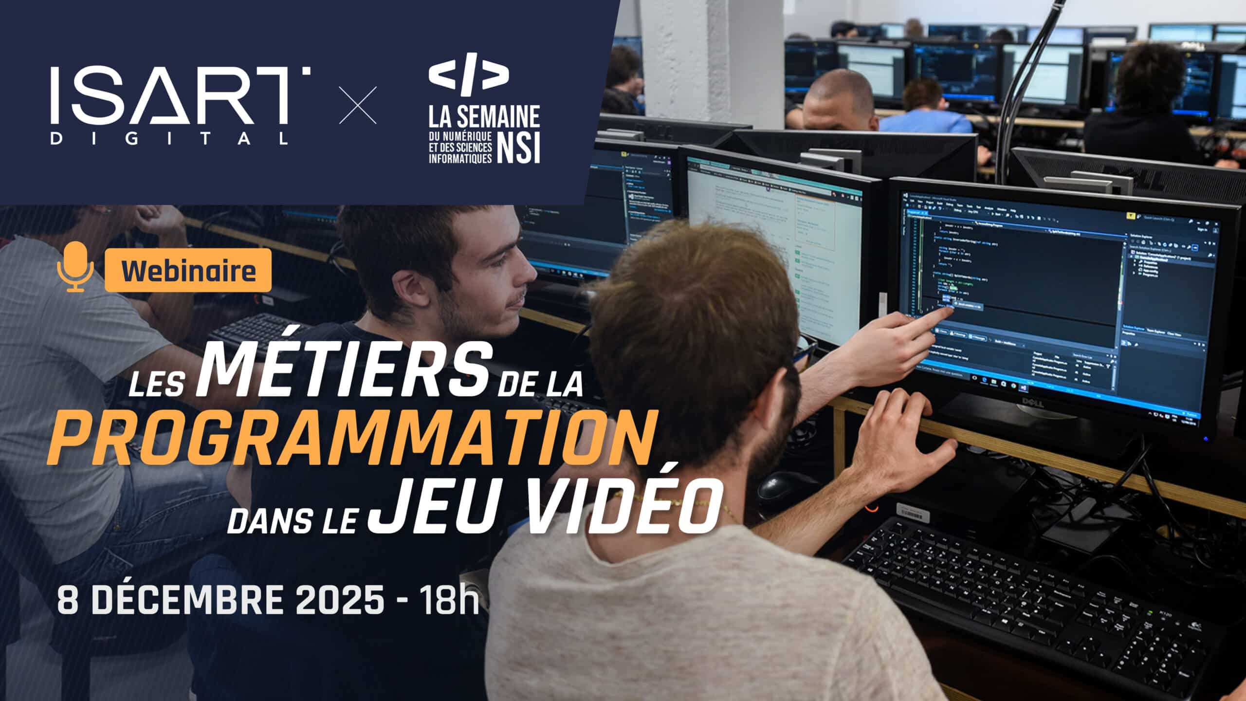 image event Les métiers de la programmation dans le jeu vidéo
